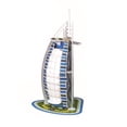 thumbnail image 1 of Edificio de fama mundial, modelo tridimensional ensamblado, rompecabezas de bricolaje, juegos educativos para niños, juguetes, juguetes para niños vogacara WJ3741-10B, 1 of 7