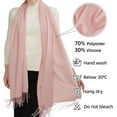 thumbnail image 3 of Women's Scarf Pashmina Shawls and Wraps for Evening Dress Bridesmaid Wedding Bridal Winter Warm Long Large Scarves, 3 of 6
