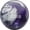 Black/Purple/Silver, variant on Brunswick T Zone Bowling Ball