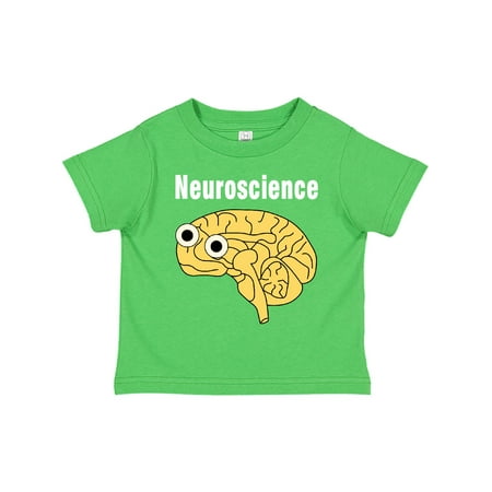 

Inktastic Neuroscience Brain White Text Gift Toddler Boy or Toddler Girl T-Shirt