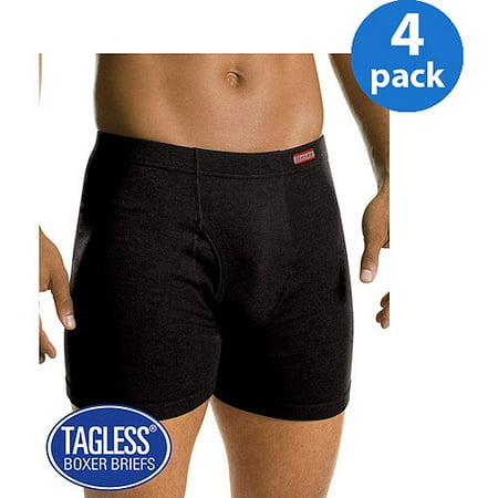 Hanes Red Label Men's Plus-Size 4-Pack Comfortsoft Boxer Briefs