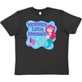 thumbnail image 3 of Inktastic Mommy's Little Mermaid Youth T-Shirt, 3 of 5