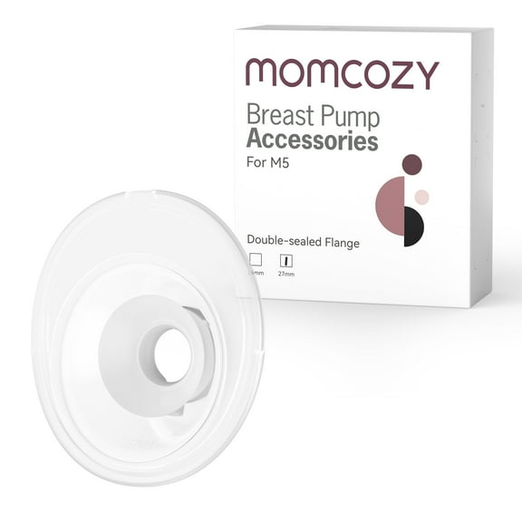 Momcozy Flange 27mm for Momcozy M5 Breast Pump, Original M5 Breast Pump Replacement Accessories, 1PC (27mm)