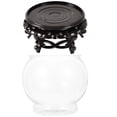 thumbnail image 1 of STRANDCHIC 1Set Transparent Plastic Fish Bowl with Vintage Style Base for Tabletop Decor, 1 of 8