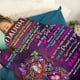 thumbnail image 3 of Naiovety Sleeping Throw Blanket Portable Foldable Sofa Chair Couch Cold Bedding Nap Hotel Printed Bed Weather Comfortable Juegos de cama violeta 50*60 pulgadas Naiovety HA043733-01, 3 of 6