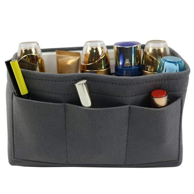 Handbag Organiser for Women Felt Bag Organiser Insert Pockets Organiser Multi-functional Cosmetics Organiser