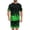 Black, variant on Dwelliawo Men's Pajama Short Sleeve Set Halloween Bat Matching Sleepwear Sleep Crew Neck Lounge Set with Pocket Red L