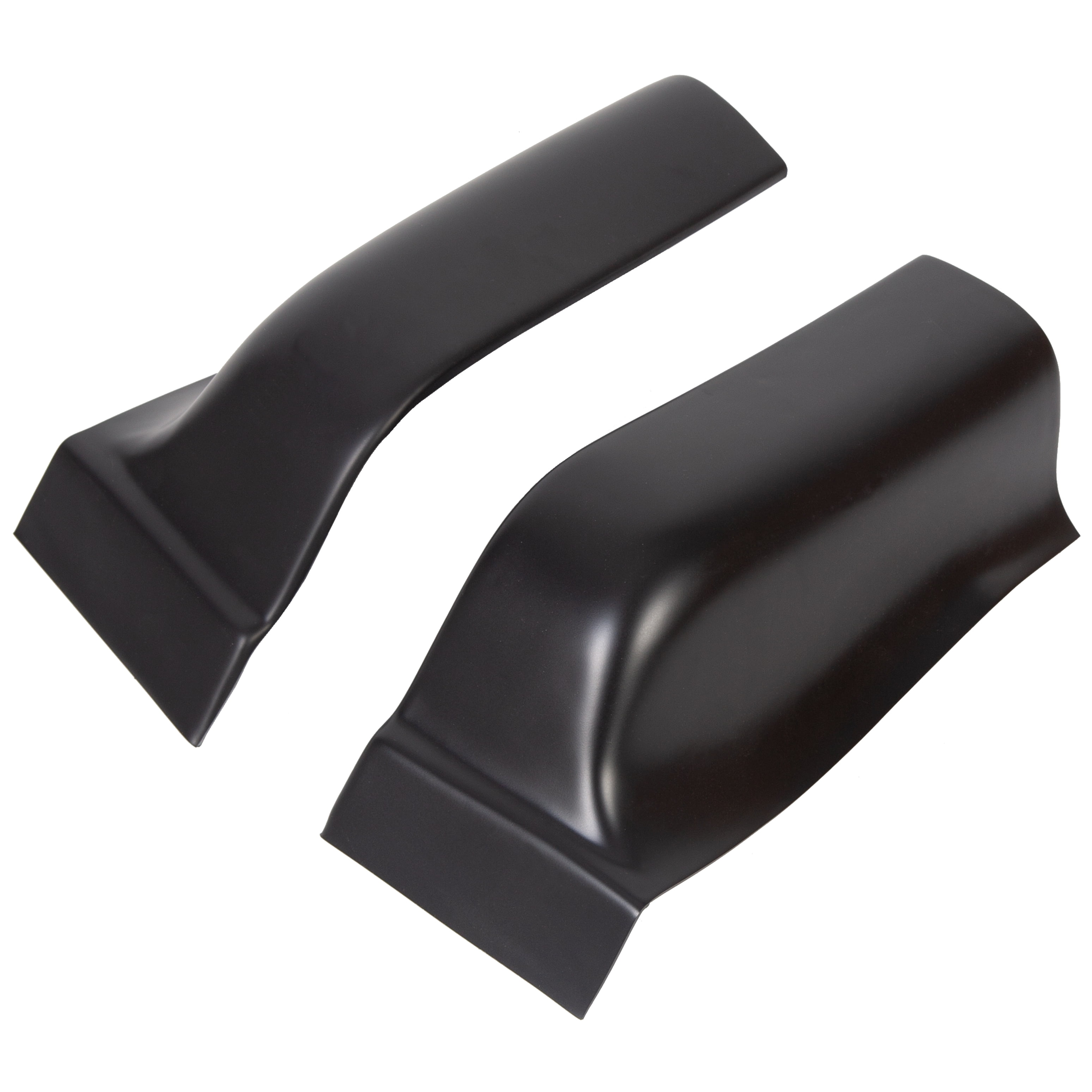 Kojem Black ABS Plastic Cab Corner Covers for 2004-2008 Ford F150 Crew Cab 05 06 07