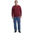 thumbnail image 6 of Turtle Bay New York Mens Fleece Sweatshirt 3 Pocket Raglan Sleeve Chest Pocket Tagless Neck, 6 of 6
