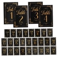 thumbnail image 6 of HOMEMAXS  31 Pcs Large Numbers Name Place Cards Wedding Rose Seat Mesa Decoration Banquet Black, 6 of 8