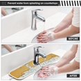 thumbnail image 6 of Coolnut Ice Cream Sink Faucet Mat for Kitchen,Sink Splash Guard Behind Faucet, Kitchen Faucet Absorbent Mat,Microfiber Cloth Faucet Mat (2 Pack,14.9×5.5in) Home Decor, 6 of 7