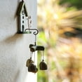 thumbnail image 4 of Unique Bargains 1.4 x 2.4 x 1.4' Mini Cow Bells, 1 Pcs, Golden Tone & Rope 2Meter, 4 of 5
