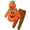 B/ 2PCS pumpkin, variant on ATAIKU Newborn Infant Baby Boy Girl Fleece Halloween Pumpkin Costumes Toddler Hoodie Cosplay Party Clothes 3-6 Months