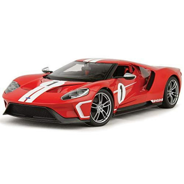 2017 Ford GT 1 Red Heritage Special Edition 1/18 Diecast Model Car by Maisto 31384 NEW