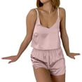 thumbnail image 1 of Camisón de lactancia Gibobby para mujer Pijama cuello en V sólido rosa XL, 1 of 5