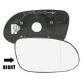 thumbnail image 2 of Rearview Mirror Glass with Backing Plate Heated Right for Mercedes-Benz SL600 SL500, 2 of 6