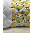thumbnail image 3 of Spring Down Alternative Comforter, Tropical Palm Leaves with Hibiscus Flowers Aloha Flowers Jungle Foliage, Microfiber Quilt for All Season, 5 Sizes, Fern Green and Rose, by Ambesonne, 3 of 3