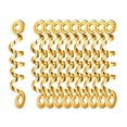 thumbnail image 1 of Vikingos Perlas De Pelo En Espiral Perlas De Metal Colgantes Para El Cabello piezas Sunnimix Bobinas en espiral de perlas de pelo, 1 of 8