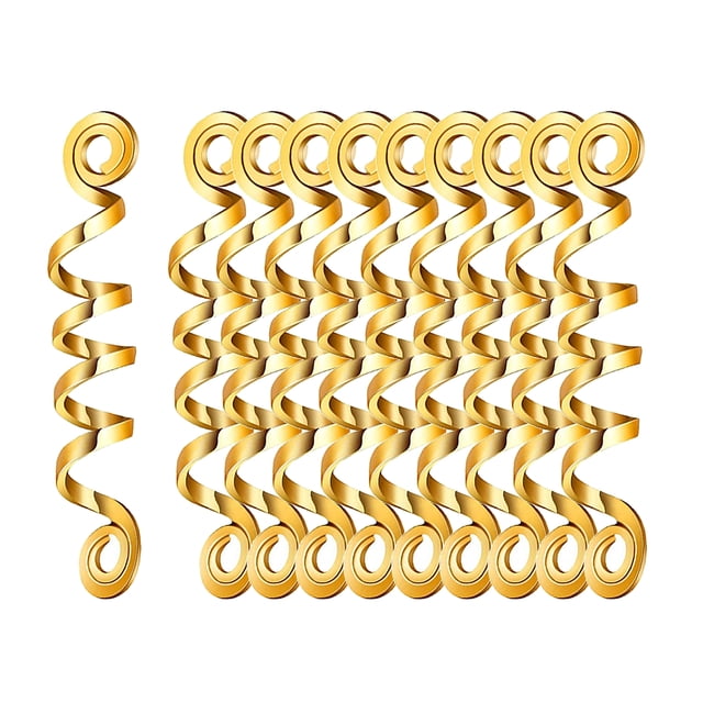 Vikingos Perlas De Pelo En Espiral Perlas De Metal Colgantes Para El Cabello piezas Sunnimix Bobinas en espiral de perlas de pelo