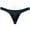 Black, variant on Men Solid Swim Thong Nylon Swimwear Pouch Bikini Swimsuit T-back Bikini Yellow L