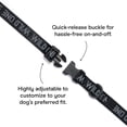 thumbnail image 4 of Wild One Quick-Release Adjustable Dog Collar, Black Reflective, Large/X-Large, 4 of 7