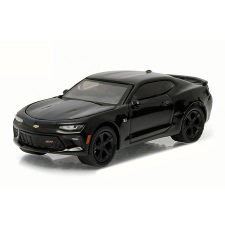 - 2016 Chevy Camaro SS , Black - Greenlight 27860C - 1/64 Scale Diecast Model Toy Car