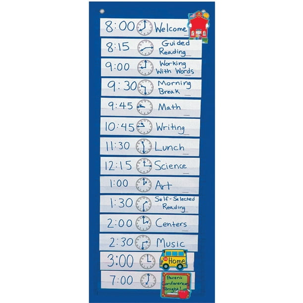 carson dellosa scheduling pocket chart walmart com carson dellosa scheduling pocket chart