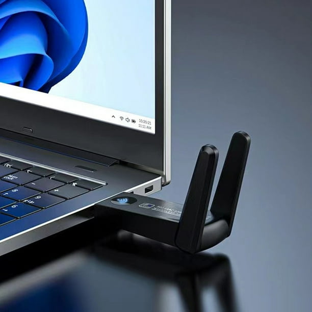 1300Mbps WiFi Network Card External Antenna 2.4GHz 5GHz Dual Band