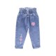 thumbnail image 1 of Odeerbi 2-6 Años Niñas Pantalón Vaquero Estampado Con Cintura Elástica Pantalón Vaquero Con Bolsillo, 1 of 3