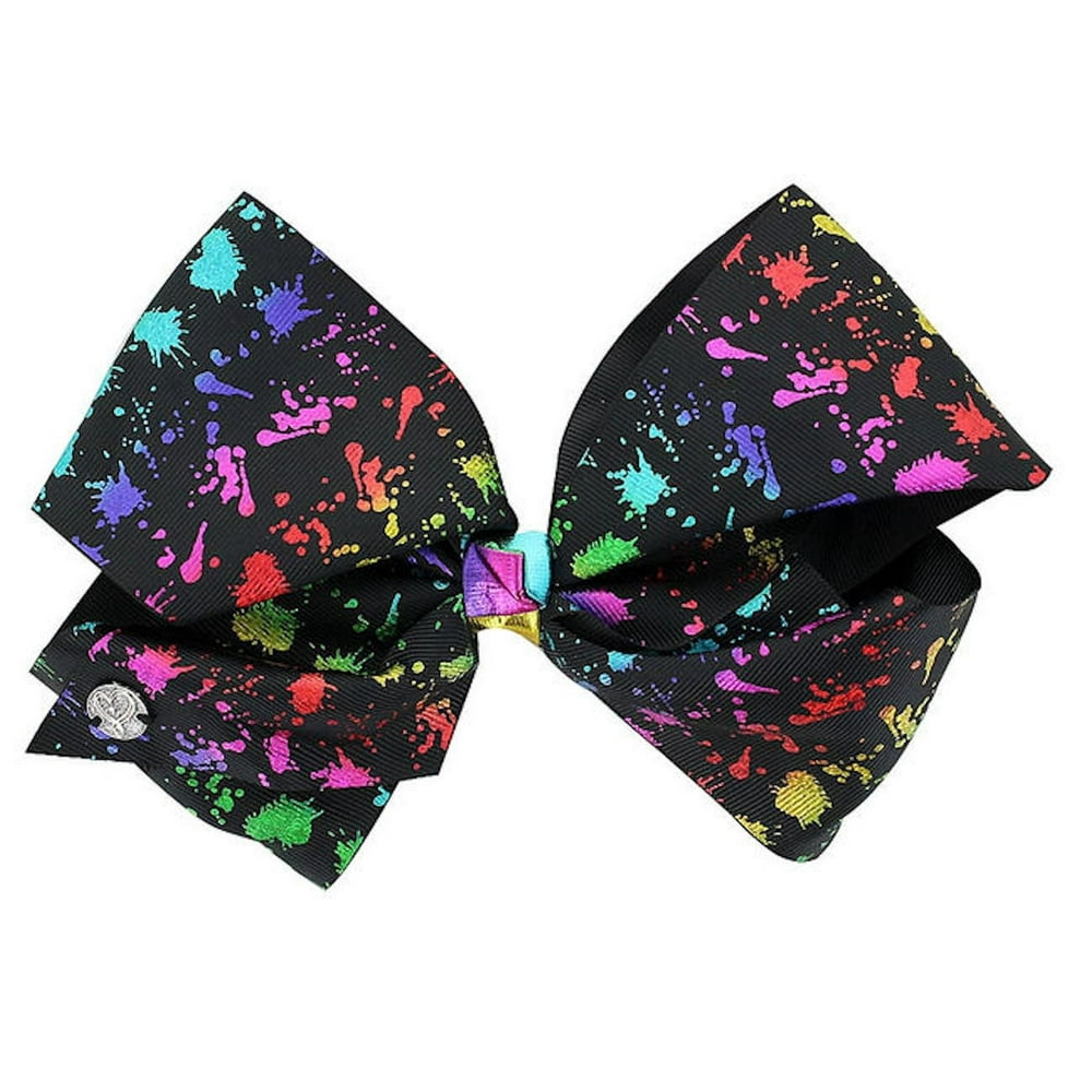 JoJo Siwa JoJo Siwa Large Cheer Hair Bow (White w/Colored Bows