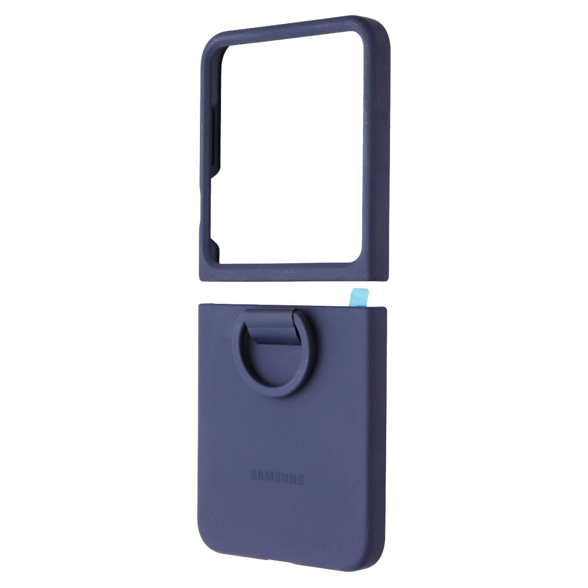 Samsung Official Silicone Case with Ring for Galaxy Z Flip6 / Z Flip7 FE - Navy