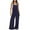 Navy, variant on gakvbuo Wide Leg Suspender Jumpsuits Overalls For Women Casual Loose Fit Bib Spring Summer Drawstring Belted Jumpsuit Long Pant One Piece Rompers With Pockets