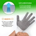 thumbnail image 4 of String Knit Gloves with Grip Dots 10'', Pack of 480 White Work Cotton Gloves with Polyester Materials, Reusable PVC Dotted Working Gloves, Safety Work Gloves for Industrial Work, 4 of 7