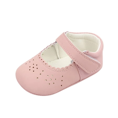 

yinguo spring and summer children baby toddler shoes for girls flat sole light hollow breathable comfortable solid color casual red 12