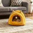 thumbnail image 4 of geerera Cat Beds for Indoor Cats, Removable Washable Cat Cave for Puppy Kitty Small Dog Bed Faux Fur Super Soft Calming Sleeping Pet Bed, 4 of 6