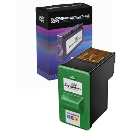 Speedy Remanufactured Cartridge Replacement for Lexmark 26 (Color) Lexmark Remanufactured 10N0026 (#26) Color Cartridge for use in the following Lexmark Printers: i3  X1100  X1110  X1130  X1140  X1150  X1155  X1160  X1170  X1180  X1185  X1190  X1195  X1240  X1270  X1290  X2230  X2240  X2250  X75  Z13  Z23  Z23e  Z24  Z25  Z25L  Z25LE  Z33  Z34  Z35  Z35LE  Z35t  Z510  Z515  Z517  Z600  Z601  Z602  Z603  Z605  Z611  Z612  Z613  Z614  Z615  Z617  Z640 LA LV  Z645  Z647 LA LV & Compaq Printers IJ650  IJ652