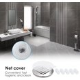 thumbnail image 5 of 25 Pcs Hair Trap Net Stickers Disposable Hair Catcher Shower Drain Hair Catcher Net Stickers for Kitchen Bathroom Bathtub Round, 5 of 5