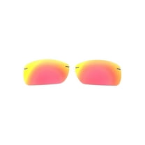 Walleva Fire Red Polarized Replacement Lenses for Maui Jim Lighthouse Sunglasses