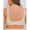thumbnail image 4 of Wingslove Women's Wireless Bra Plus Size Support and Lift Full Coverage Bra Smooth Comfort T Shirt Bra Large Breast, White 4XL, 4 of 6