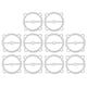 thumbnail image 1 of 65 Air Compressor Gasket 5 Holes Aluminum Valve Plate 10pcs 0.25 0.36 2.2 3kW Pump, 1 of 1