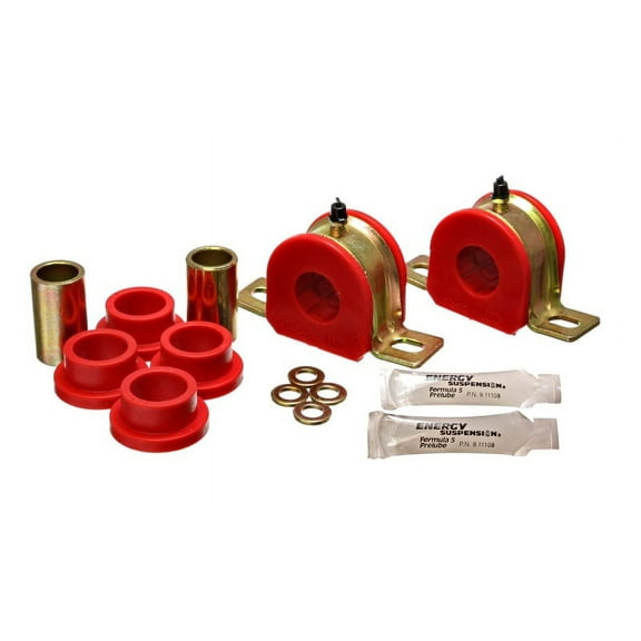 Energy Suspension 1-1/16in Greaseable S/B Set - Red Fits select: 1973-1980 CHEVROLET K10, 1976 CHEVROLET BLAZER