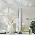thumbnail image 4 of Hosley Aromatherapy Vanilla Diffuser Oil with Ceramic Owl Farmhouse Bottle & Reed Sticks - 110ml Ideal Gift for Home Decor, Bathroom Decor, Room Decor, Spa, Meditation, Weddings, 4 of 8