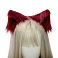 thumbnail image 6 of Handmade Faux Fur Kitten Wolf Ears Hair Clips Furry Animal Beast Alligator Hairpin Lolita Anime Cosplay Hair Accessories, 6 of 16