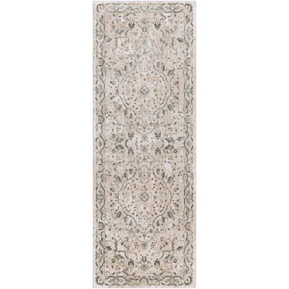 Brunswick Machine Woven Traditional Rugs in Taupe
