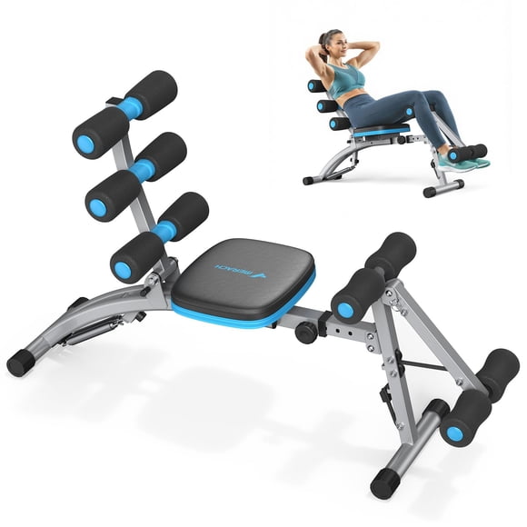 Banco ajustable para abdominales MERACH, capacidad de 136 kg