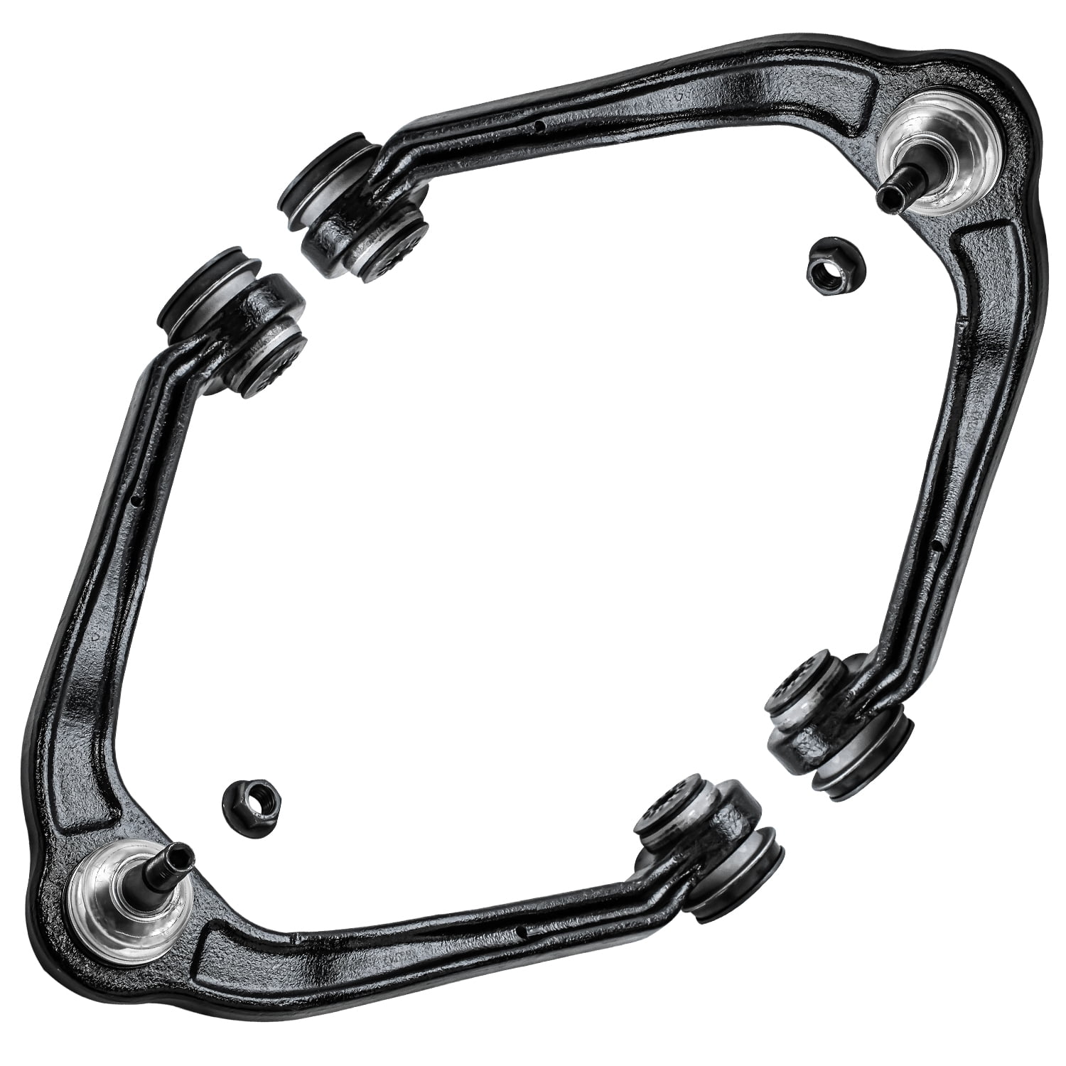 Detroit Axle - 15pc Front End Kit for 4WD Chevy GMC Silverado Sierra Yukon XL Avalanche Suburban 1500 Tahoe Escalade ESV EXT Wheel Bearing Hubs Upper Control Arms Ball Joints Sway Bars Replacement