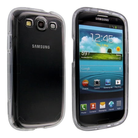 Clear Snap-On Hard Case Cover for Samsung Galaxy