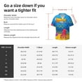 thumbnail image 2 of Cauagu Submarine And Landscape Men's Short Sleeve Button Down Hawaiian Shirt for Men Bowling Shirts Casual Summer Beach Shirt,XX-Large, 2 of 6
