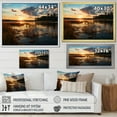 thumbnail image 4 of Designart "Delaware Coastal horizon III" Landscapes Floater Framed Canvas Art Print, 4 of 7