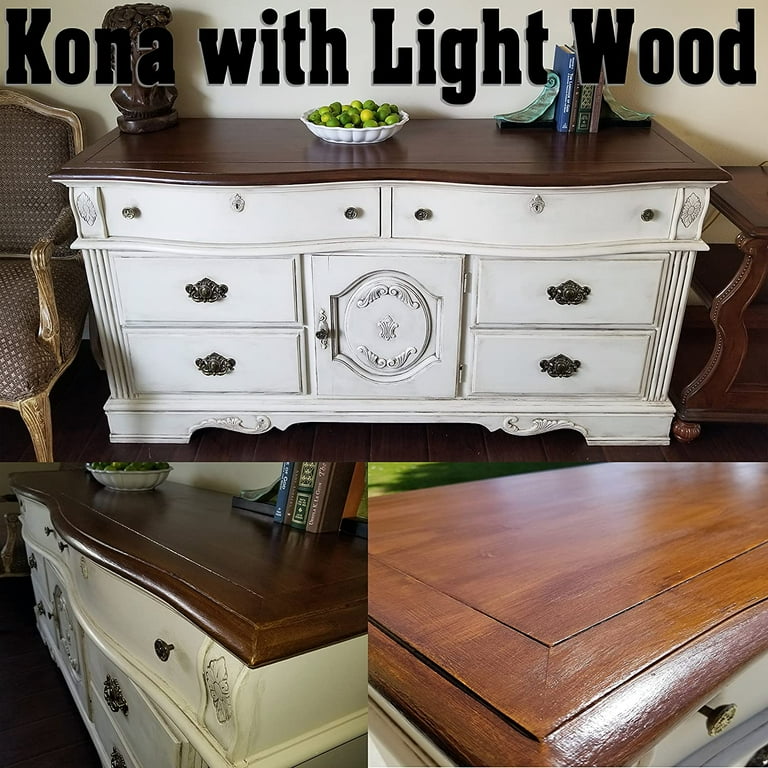 Retique It Liquid Wood - Light Wood Gallon - Paint it Then Stain it -  Stainable Wood Fiber Paint - Put a Fresh Coat of Wood on it (128oz Light  Wood)